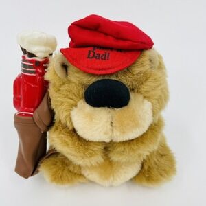 Vintage Gopher-it, Dad! Plush Gopher Golf Applause 1988 Amy Wulfing